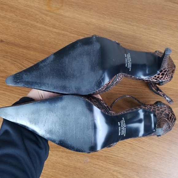 Carlos Santana Retro bronze snake skin size 8 - Picture 6 of 8